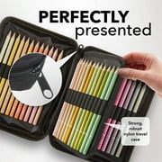 Castle Art Supplies 48 Pasteltint Colored Pencils Set with Extras