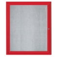 thumbnail image 1 of Aarco Products ODCC3630RIR 1 Porte Illuminée Babillard Extérieur Fermé - Rouge, 1 of 1