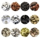 thumbnail image 2 of 40 piezas de 8 mm, 10 mm, 12 mm, cabujones de resina con parte posterior plana de drusa de mineral natural multicolor para pulseras, pendientes, accesorios de joyería DIY, 2 of 5