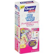 Orajel Toddler My Way Fluoride-Free Berry Blast Toothpaste, 1.5 oz