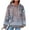 Blue, variant on Sweatshirts for Women Waffle Floral Printed Drawstring Long Sleeve Hoodies Sweatshirts with Pocket Yellow M