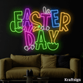 thumbnail image 3 of Craftnamesign Happy Easter Day Neon Sign, Easter Decoration, Easter Wall Art, Easter Gifts, 3 of 4