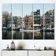 thumbnail image 4 of Winter 3D Canvas, Wall Decor, 3D Wall Art, Canvas Print, Amsterdam Art, Canal Printed, Modern 3D Canvas, Netherlands Canvas Wall Decor, Canvas Wall Decor - Gold Framed, 4 of 9