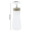 thumbnail image 3 of Gnmfd 11oz Squeeze Condiment Bottle with Flip Top, Food Grade Plastic Oil Sauce Ketchup Mustard Dispenser for Kitchen BBQ Party Restaurant Table Use, 3 of 6