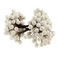 thumbnail image 4 of 40 Cabezas de Bayas de Acebo Artificiales, , Boda, de Flores de Navidad, 13 Cm, 20 / 100 Piezas para Decoración de Blanco, 4 of 7