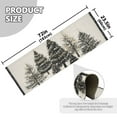 thumbnail image 5 of Yayeee Runner Rug for Bedroom 2'x6' Machine Washable Hallway Non Slip Mat, Hand Drawn Christmas Trees, 5 of 8