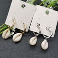 thumbnail image 4 of New 13 Model Sea Shell Earrings For Women Bohemain Ocean Natural Shell Cowrie Statement Earring 2019 Beach Jewelry Gift Jiayi, 4 of 7