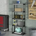 thumbnail image 4 of Gymax 4PCS 5-Tier Metal Shelving Unit Heavy Duty Wire Storage Rack with Anti-slip Foot Pads, 4 of 10