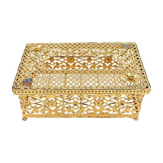 Caja para pañuelos faciales, caja dispensadora de servilletas, caja rectangular de papel para pañuelos faciales, soporte para almacenamiento de papel Pequeño perfecl sostenedor del tejido