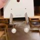 thumbnail image 4 of Pendientes de plata 925 con perlas y cristales, aretes colgantes, joya para mujer, fiesta de boda, 4 of 5