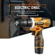 thumbnail image 5 of Taladro eléctrico inalámbrico Taladro de impacto Herramienta eléctrica recargable de dos velocidades (12v), 5 of 9