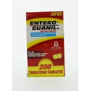 Enteroguanil Adults Controls Diarrhea - Controla La Diarrea 200 Tab (Pack of 6)