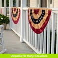 thumbnail image 6 of Briarwood Lane Tea Stained Patriotic Bunting 48" X 24, 6 of 9