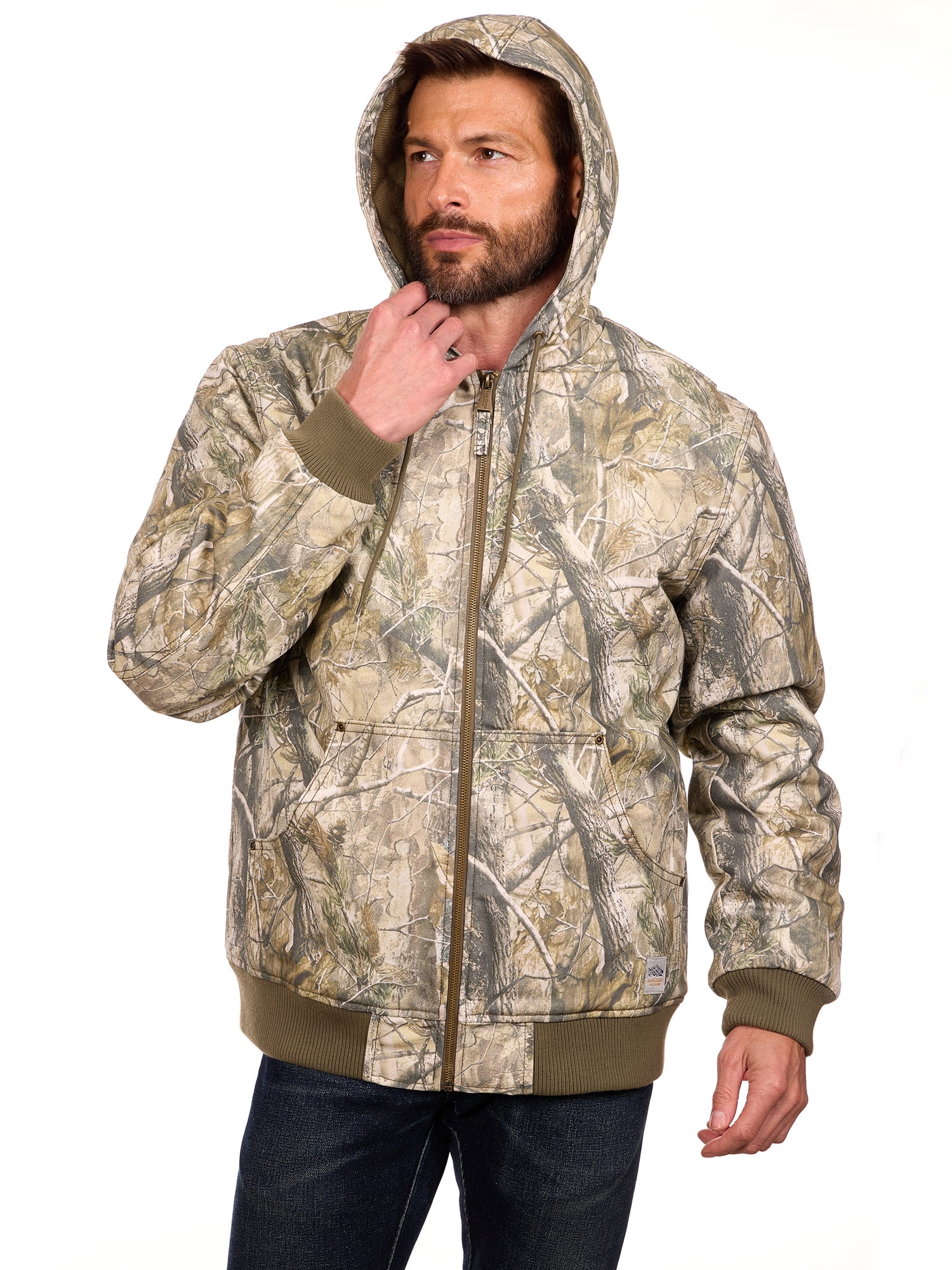 Bass Creek Outfitters Men's Duck Canvas Sherpa Lined Jacket, Sizes M-3XL
