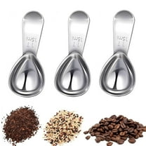 3PCS Coffee Scoop 15ml , 1 Tablespoon Measuring Spoons, Ergonomics Design Coffee Scooper Stainless Steel，Coffee Scoop for Ground Coffee Protein Powder Sugar Cereal
