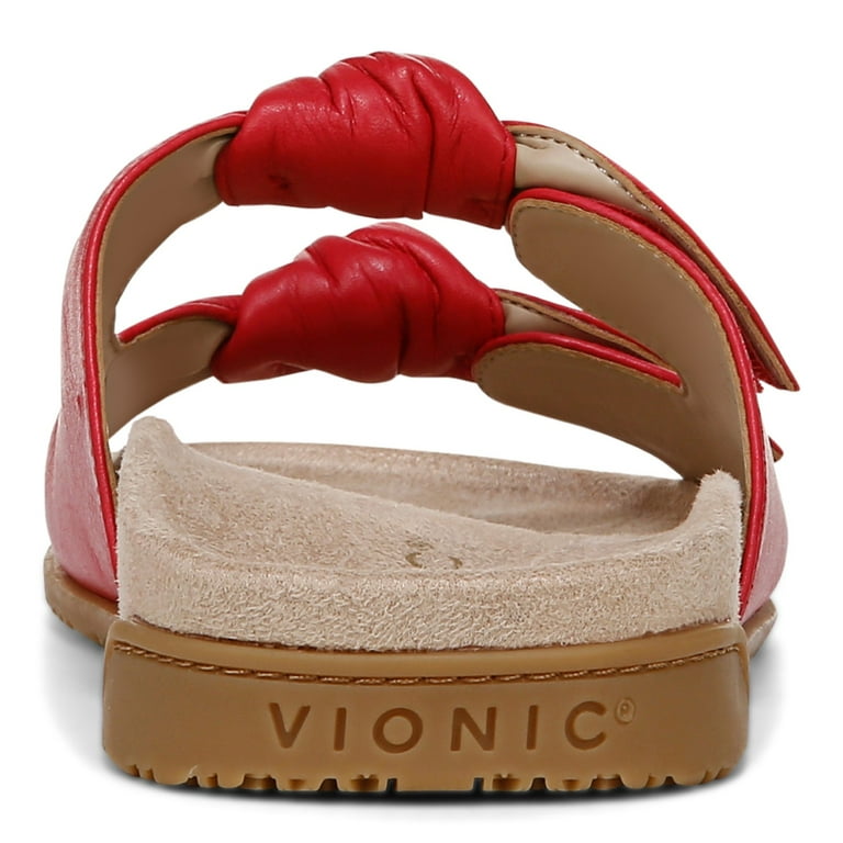 Vionic Women's Elara Slide Sandal Fruit Punch 9.5W - Walmart.com
