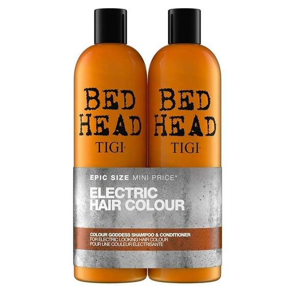 TIGI Bed Head Color Goddess Oil Infused Shampoo   Conditioner for Colored Hair Duopack 2 x 25.36 Ounce