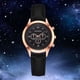 thumbnail image 2 of Reloj ultrafino de moda para amantes, esfera redonda, analógico, doble escala, reloj de pulsera de cuarzo #2, 2 of 3