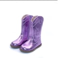 thumbnail image 4 of Kacey Metallic Girls cowboy boots Pink 3 Youth (big kid), 4 of 17