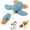 Blue, variant on Robust Duck-Designed for Heavy Chewers, 2026 New Indestructible Dog Toy, Rubberduck Goose Dog Toy for Extreme Chewers, Long-Lasting Stitching for Large Medium Small Dogs (Brown)