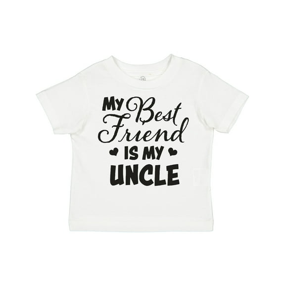 Inktastic My Best Friend is My Uncle with Hearts Boys or Girls Toddler T-Shirt