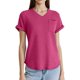 thumbnail image 1 of Camiseta de punto de manga corta con cuello en V y bolsillos para mujer. Top informal y elegante para el verano., 1 of 4