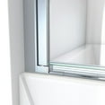 thumbnail image 6 of DreamLine SD-363658Q-01 Aqua-Q Fold 36 in. W x 58 in. H Frameless Bi-Fold Tub Door in Chrome, 6 of 6