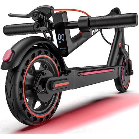 Electric Scooters for Adults, 550W, 19 mph, Folding Commuting E Scooter, Side Light