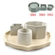 thumbnail image 5 of Wosthever Molde de yeso para maceta, herramientas de fundición DIY geométricas suculentas, molde para portavelas, suministros para hacer candelabros para Jardín y Patio Tipo 2 Wosthever HA066474-02, 5 of 6