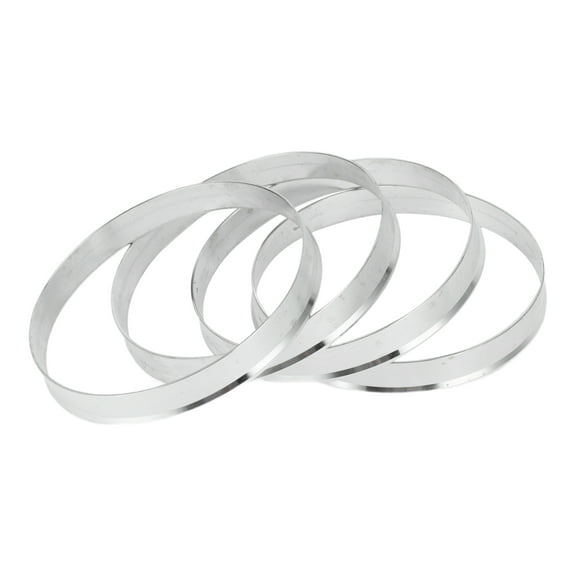 Unique Bargains Hub Centric Rings, 72.6mm ID to 74.1mm OD Vehicle Wheel Hubrings Aluminum Alloy, 4 Pcs