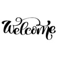 thumbnail image 3 of Tnarru Welcome Words Sign Gift Metal Figurine for Front Door Housewarming Farmhouse, 3 of 8