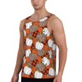 thumbnail image 2 of Vsdgher Various Pumpkins Men's Workout Tank Tops Sleeveless Gym Shirt Quick Dry Fitness Bodybuilding Sleeveless T Shirt-XX-Large, 2 of 7