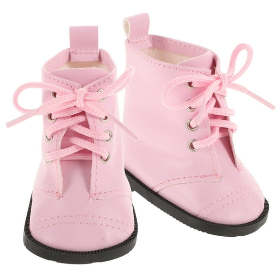 GOOHOCHY little girl toys Boots Pink 1 Pair Doll Decoration Doll Accessories