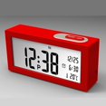 thumbnail image 4 of Reloj despertador individual para 2 personas, reloj despertador multifunción, reloj electrónico con pantalla de temperatura, reloj digital luminoso con detección inteligente, 4 of 4