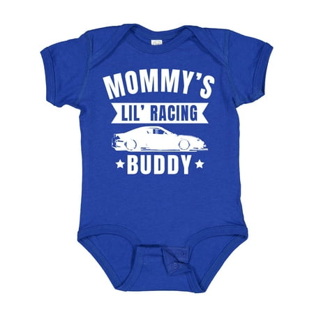 

Inktastic Mommys Lil Racing Buddy Gift Baby Boy or Baby Girl Bodysuit