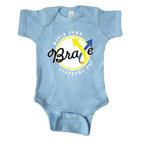 

Inktastic World Down Syndrome Day Brave Gift Baby Boy or Baby Girl Bodysuit