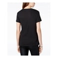 thumbnail image 2 of SUB-URBAN RIOT Womens Black Printed Short Sleeve Jewel Neck T-Shirt Size: S, 2 of 2