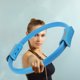 thumbnail image 5 of Círculos De Yoga Anillo de fitness Pilates duradero con círculo trasero abierto para el gimnasio en casa y la oficina (azul), 5 of 7
