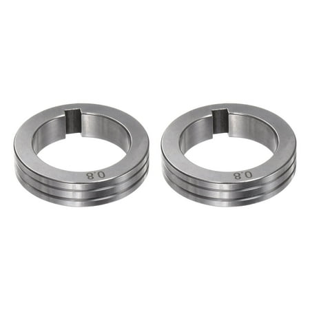 

Uxcell U Groove 0.03 -0.04 Mig Welder Wire Feed Drive Roller 35x25x8x4mm Keyway Width 2 Pack
