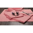 thumbnail image 6 of Native Fab Reusable Houndstooth Cloth Napkin 18x18 Cotton Set of 12 - Red, 6 of 7