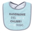 thumbnail image 4 of Hudson Baby Infant Boy Cotton Terry Drooler Bibs with Fiber Filling 4pk, Pretty Boy Swag, One Size, 4 of 5
