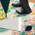 thumbnail image 2 of Yayeee Doormat for Inside 20"x32" Absorbent Low-Profile Washable Non-Slip Rubber Backed Entryway Rug, Floral Wave, 2 of 8