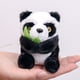 thumbnail image 5 of Plush standing shoulder doll, magnetic tethering doll, soothing small animal plush toy, cute rag doll, size as shown in color, standing shoulder orca - approx. 14cm/0.05kg, 5 of 5