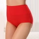 thumbnail image 3 of Gibobby Ropa Interior dama Pantalones de de menstruales de fibra menstrual, ropa interior fisiológica para Abdomen de cintura alta para mujer(Rojo， L), 3 of 5