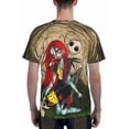 thumbnail image 3 of Jack Skellington Chemise Mode Hommes Femmes T-Shirt à Manches Courtes Imprimé 3D, 3 of 7