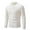 White, variant on IYTR Sweaters For Men Casual Solid Color Long Sleeve Pullover Turtle Neck Sweater Leisure Textured Sweater White L