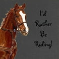 thumbnail image 2 of CafePress - Id Rather Be Riding! Horse Maternity Dark T Shirt - Maternity Dark T-Shirt, 2 of 3