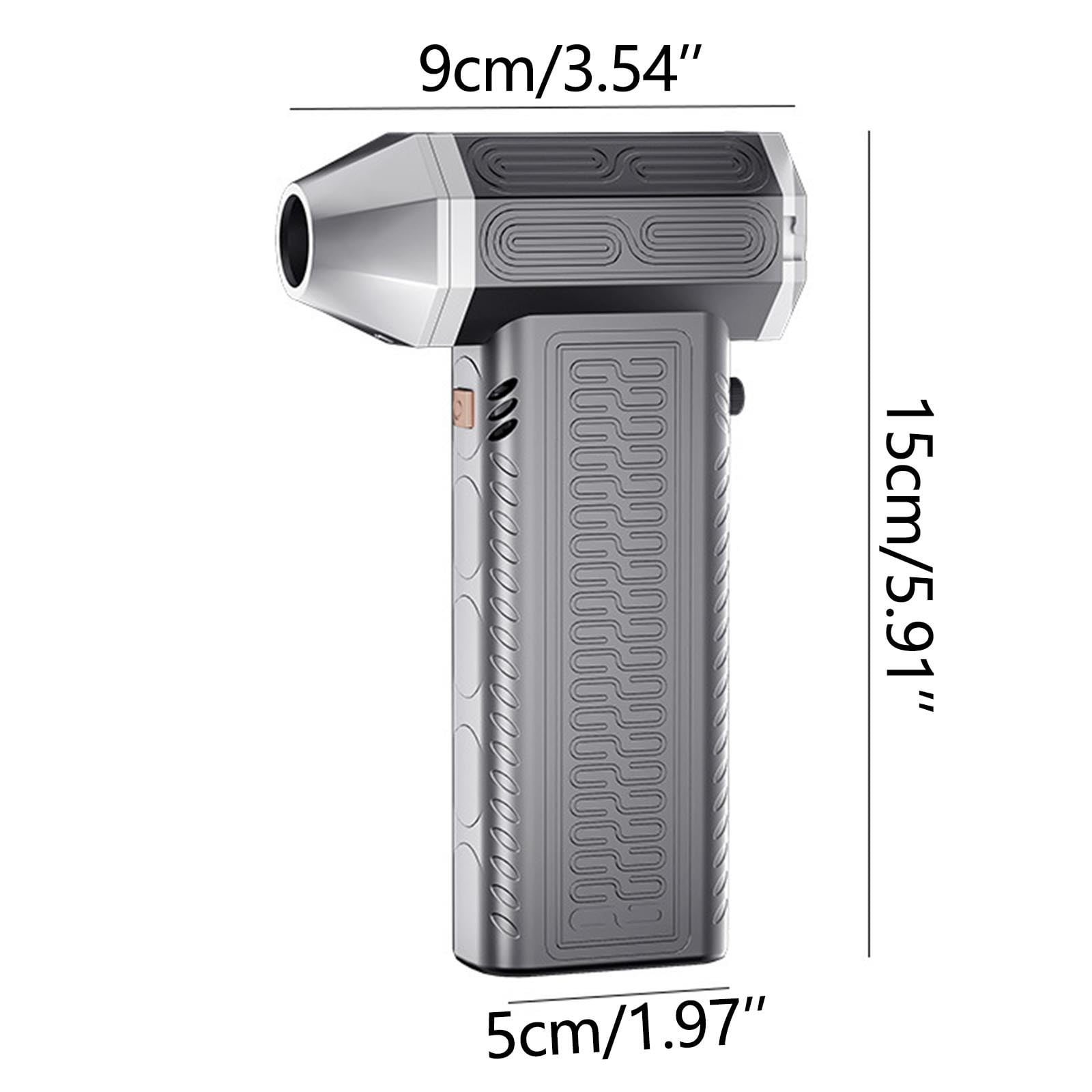 Handheld Blower, Portable High-Velocities Fan with Brushless Motor, 6x3.5in Multi-Function Air Duster for Outdoor Dusts & Snow Removal (Includes Nozzle & Storage Bag)