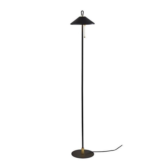 Adesso Kaden 54" 2-Light Included LED Bulbs Floor Lamp with Tapered Shade