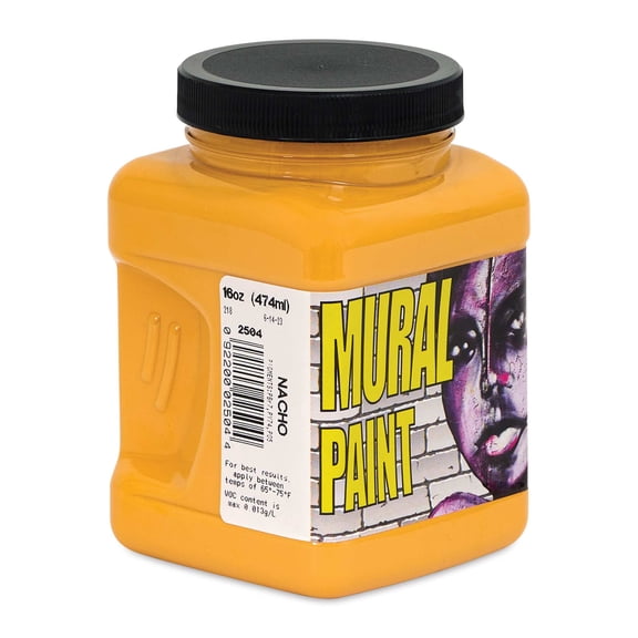 Chroma Acrylic Mural Paint - Nacho, 16 oz Jar